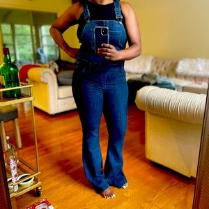 Express denim coveralls